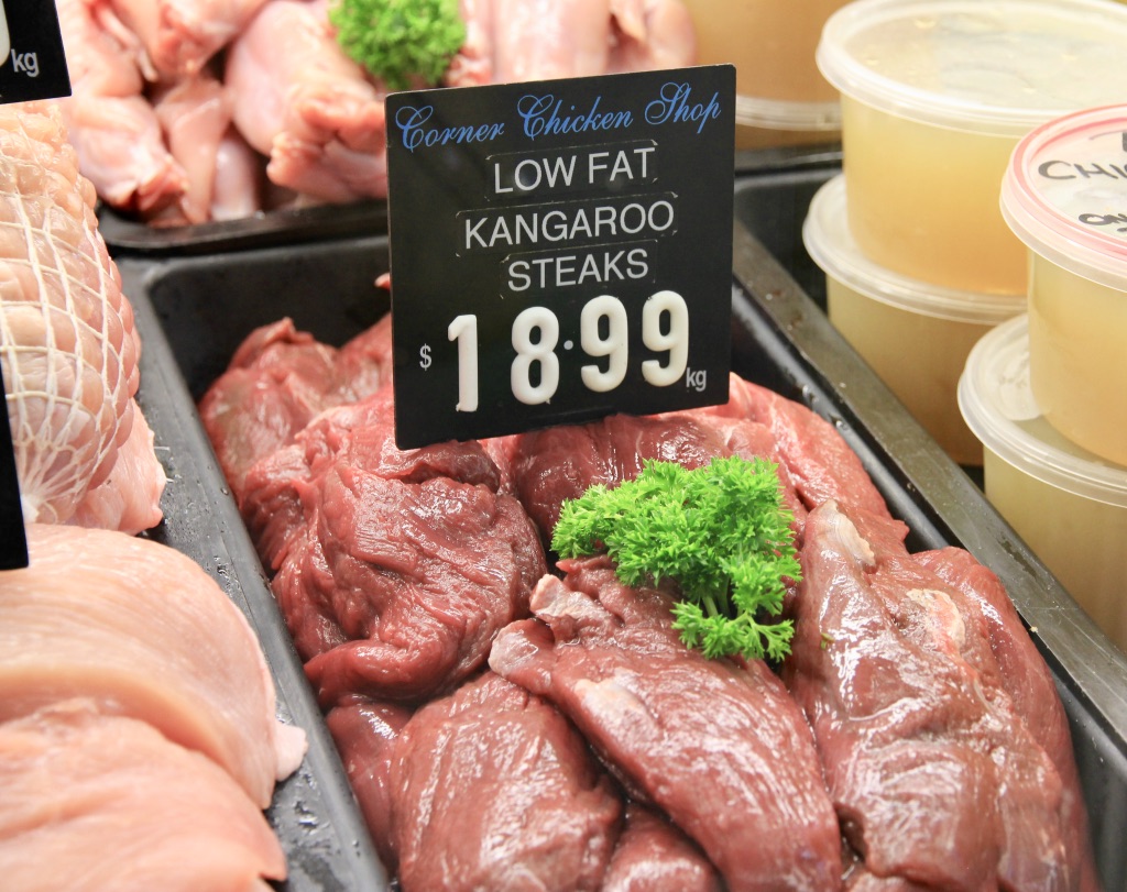 Carne di canguro, Australia