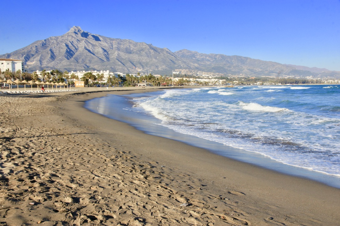 La spiaggia di Málaga