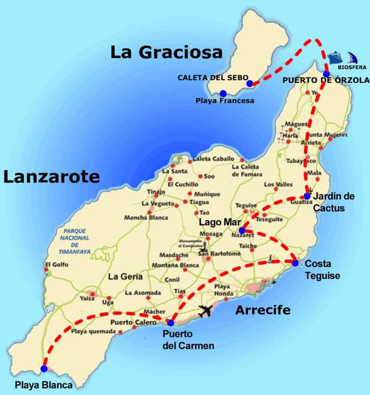 Come organizzare una vacanza a Lanzarote