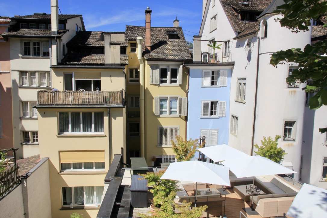 Case colorate a Zurigo