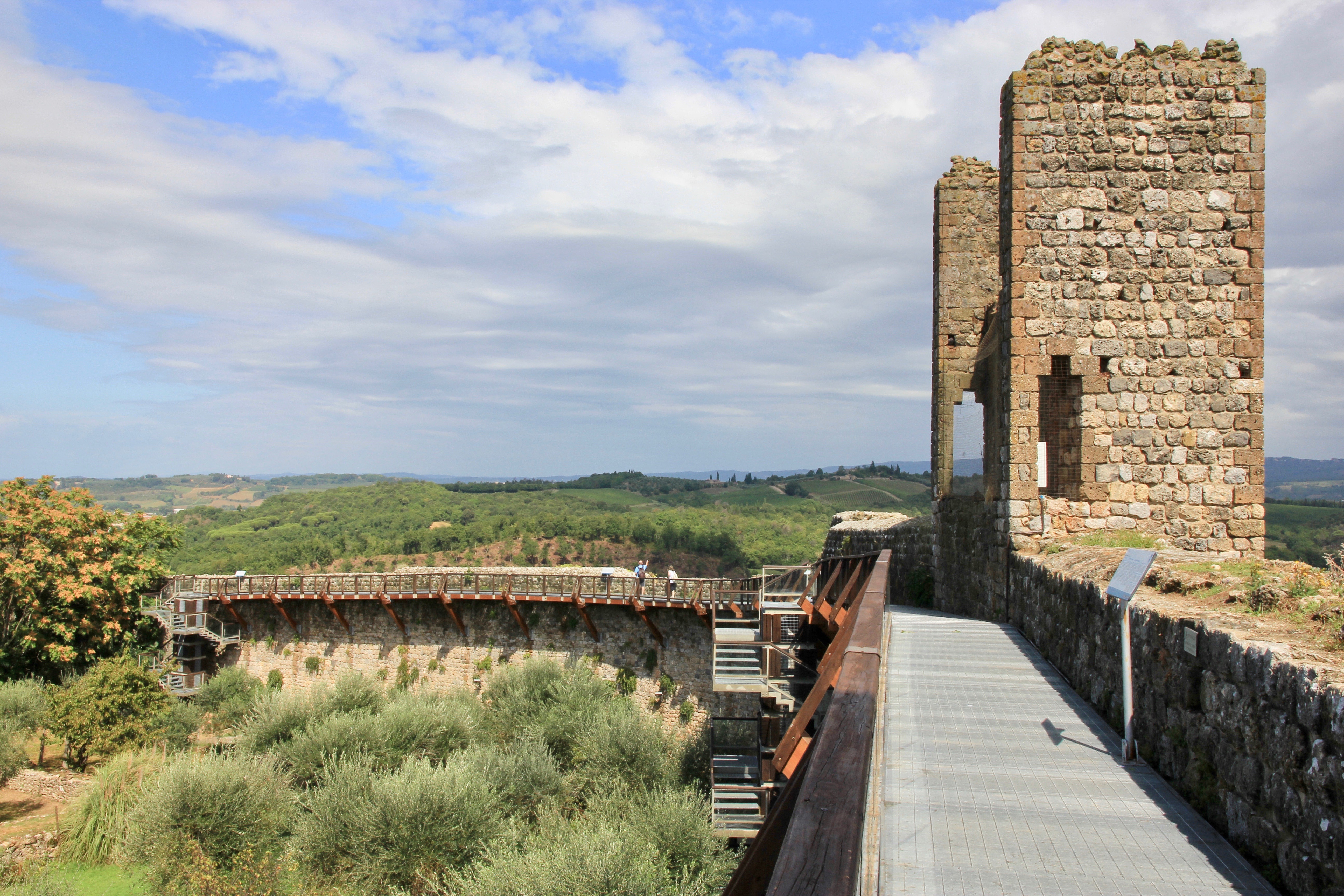 Camminamento sulle mura, Monteriggioni