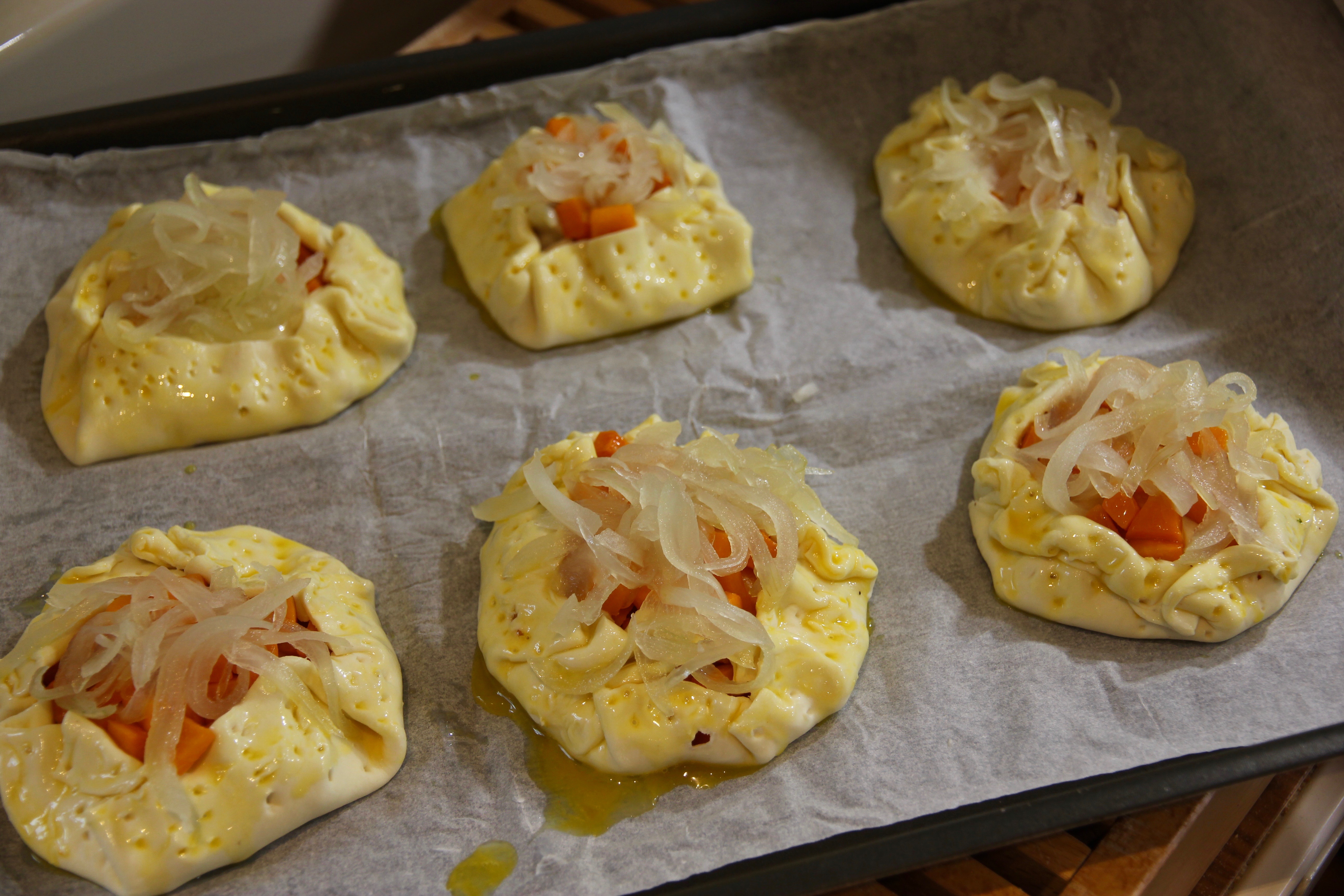 mini quiche di zucca e gorgonzola
