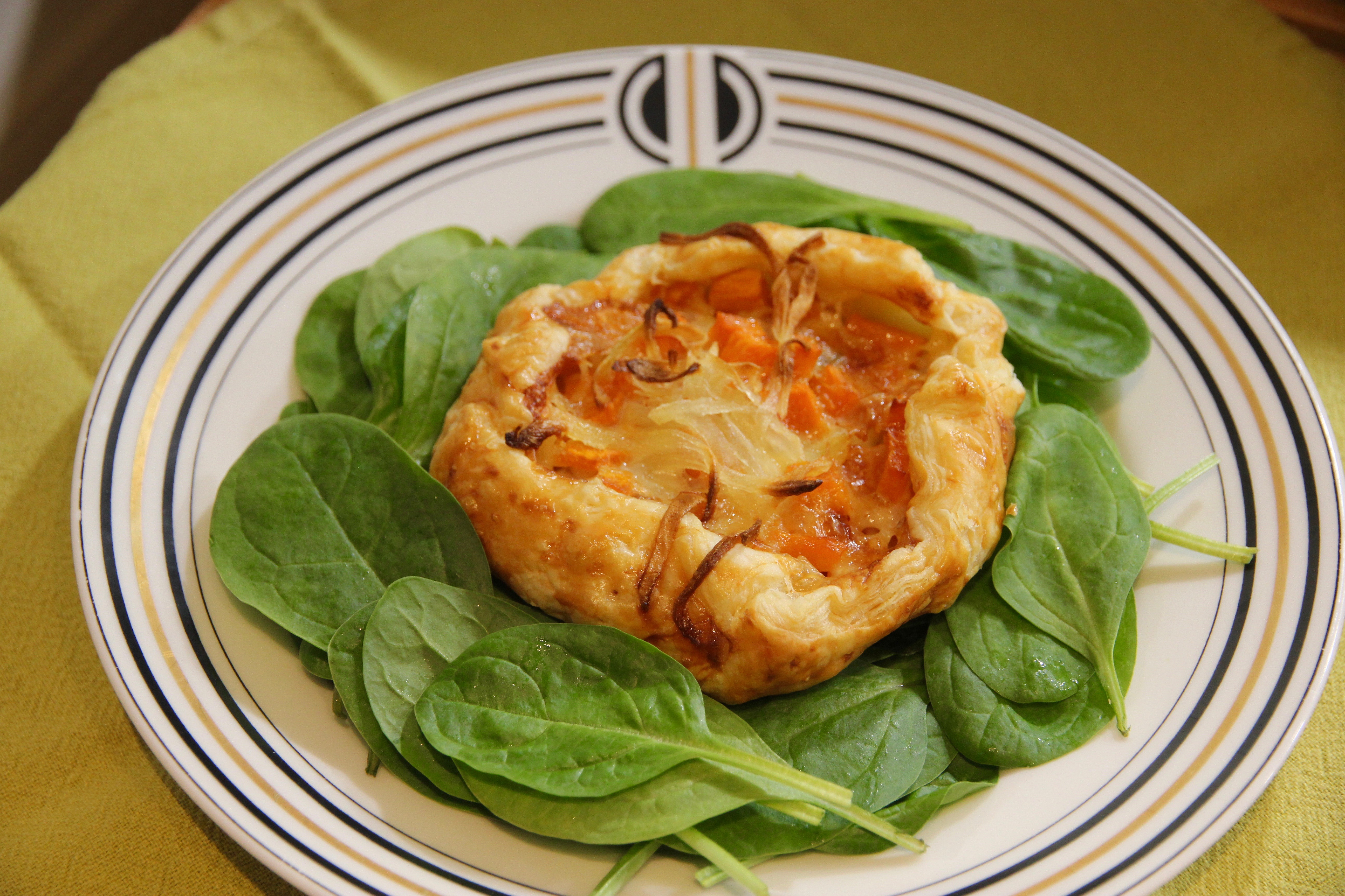 mini quiche di zucca e gorgonzola