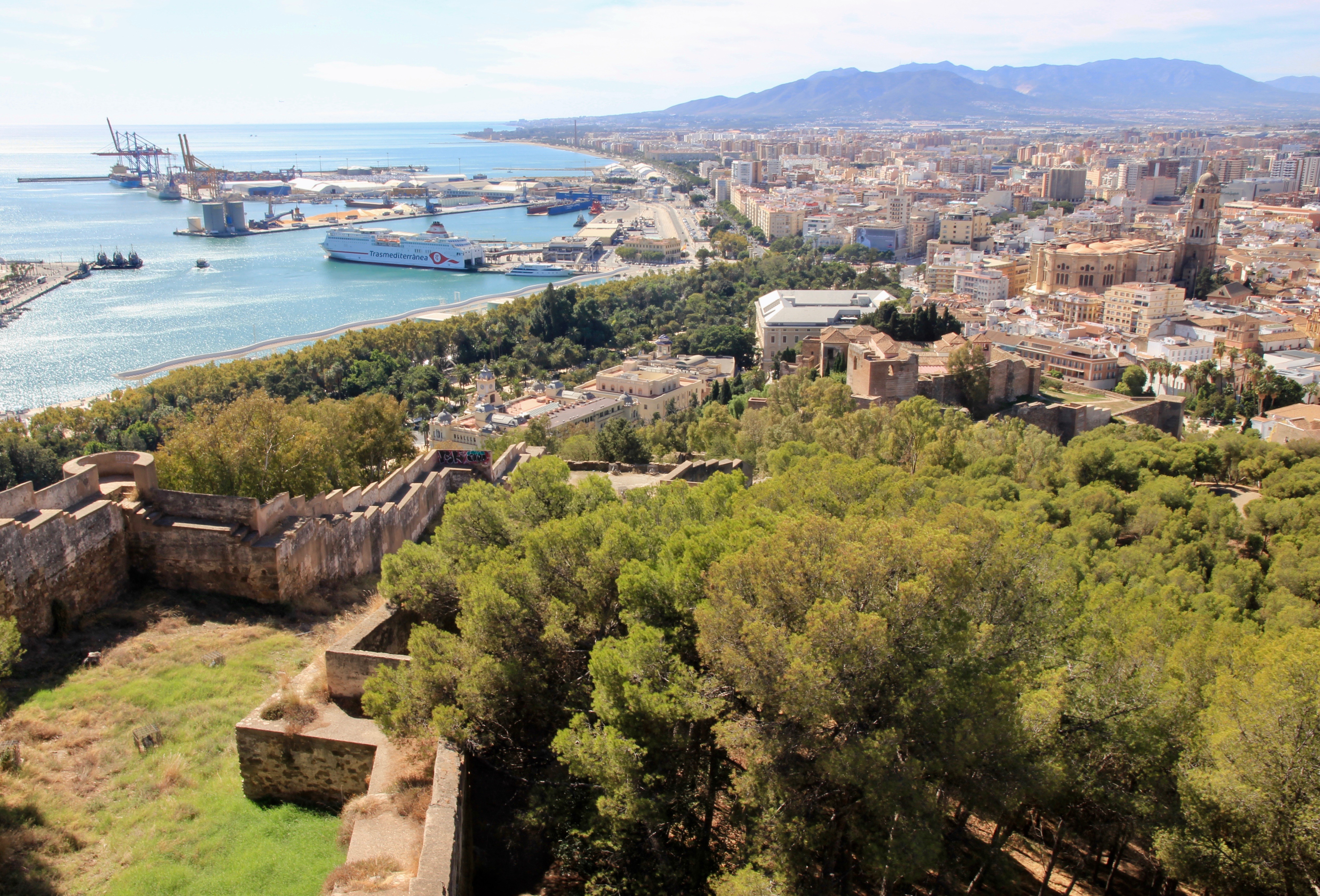 Vista su Málaga