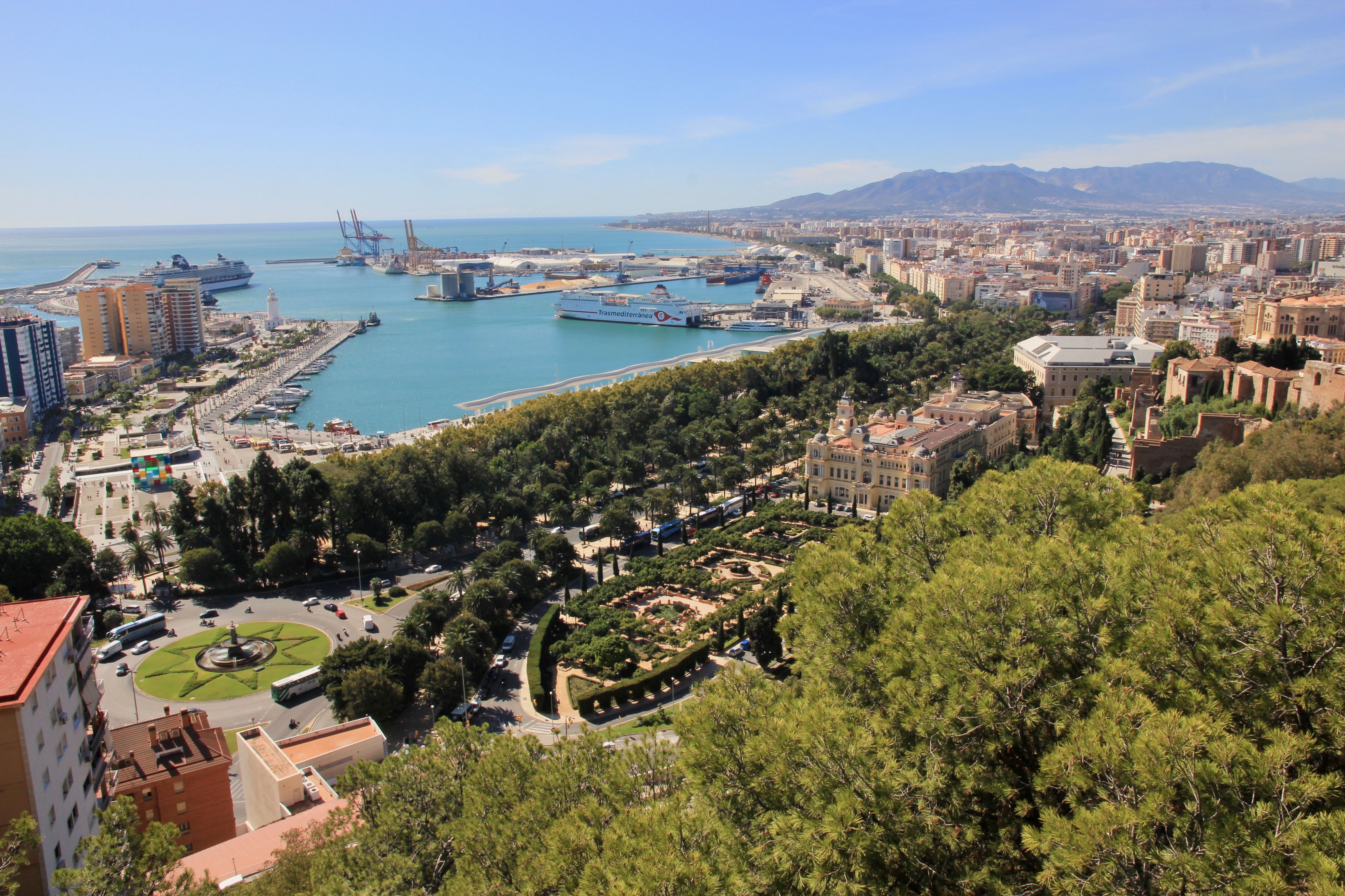 Málaga dall'alto