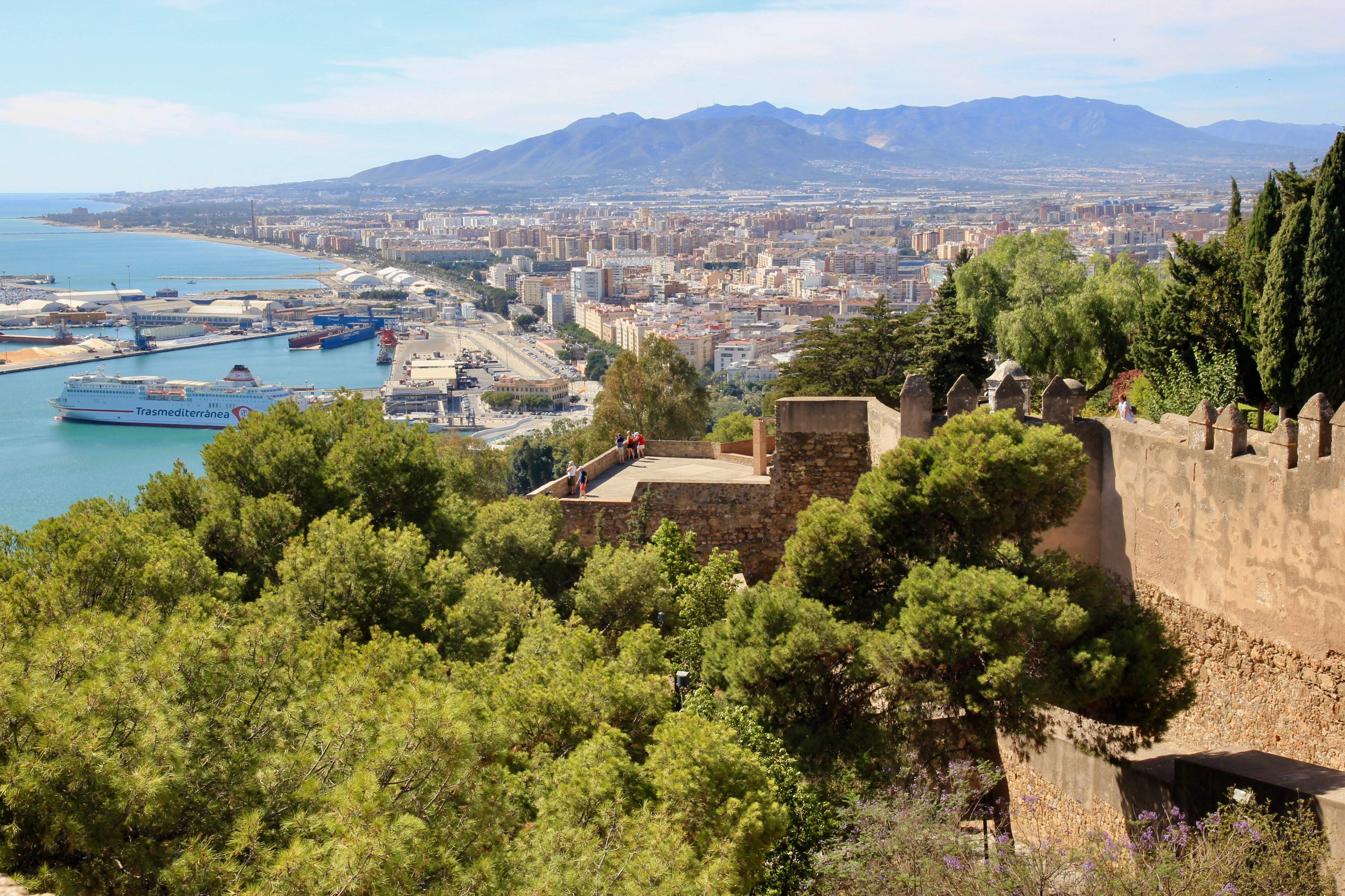 Vista su Málaga