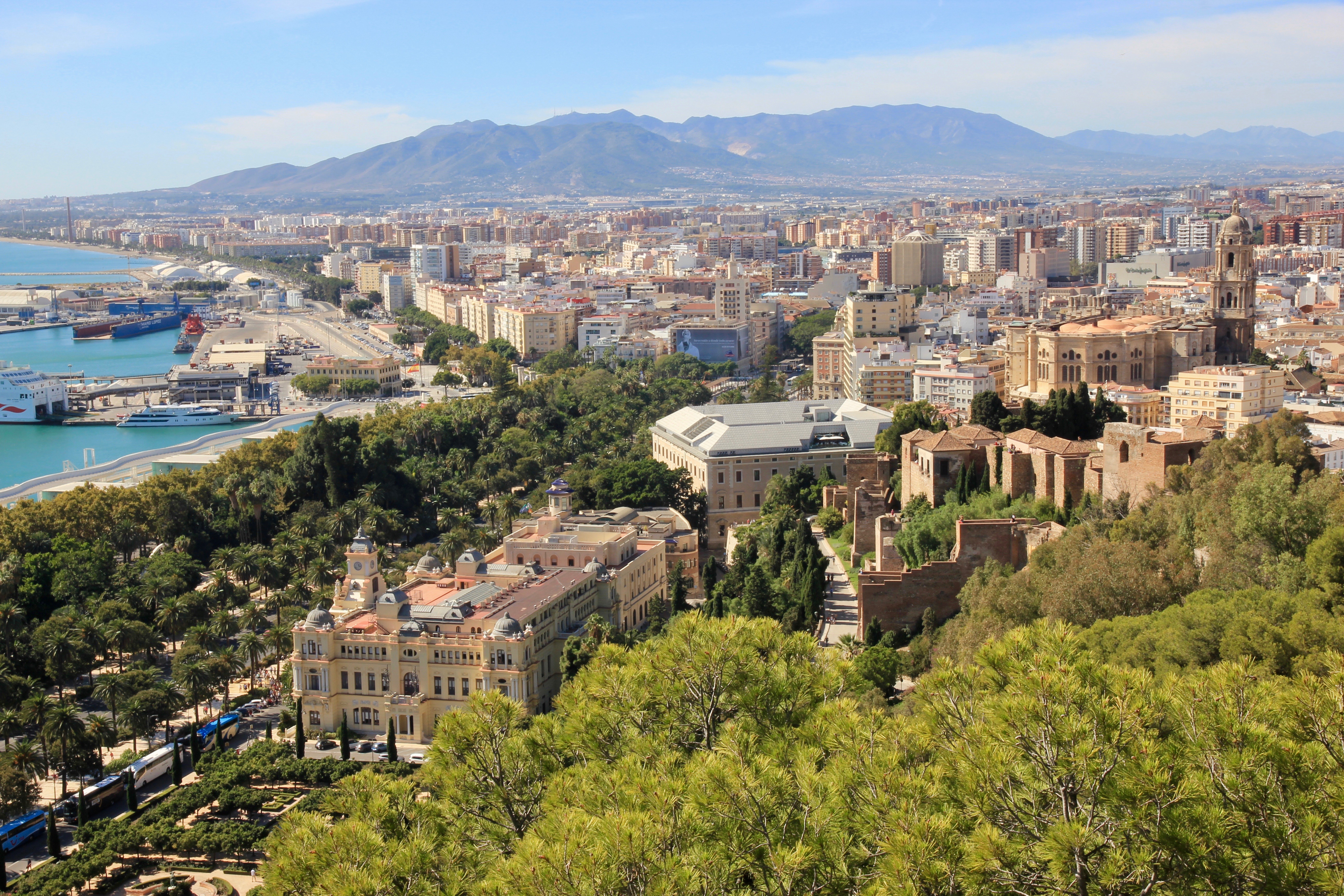 Vista su Málaga