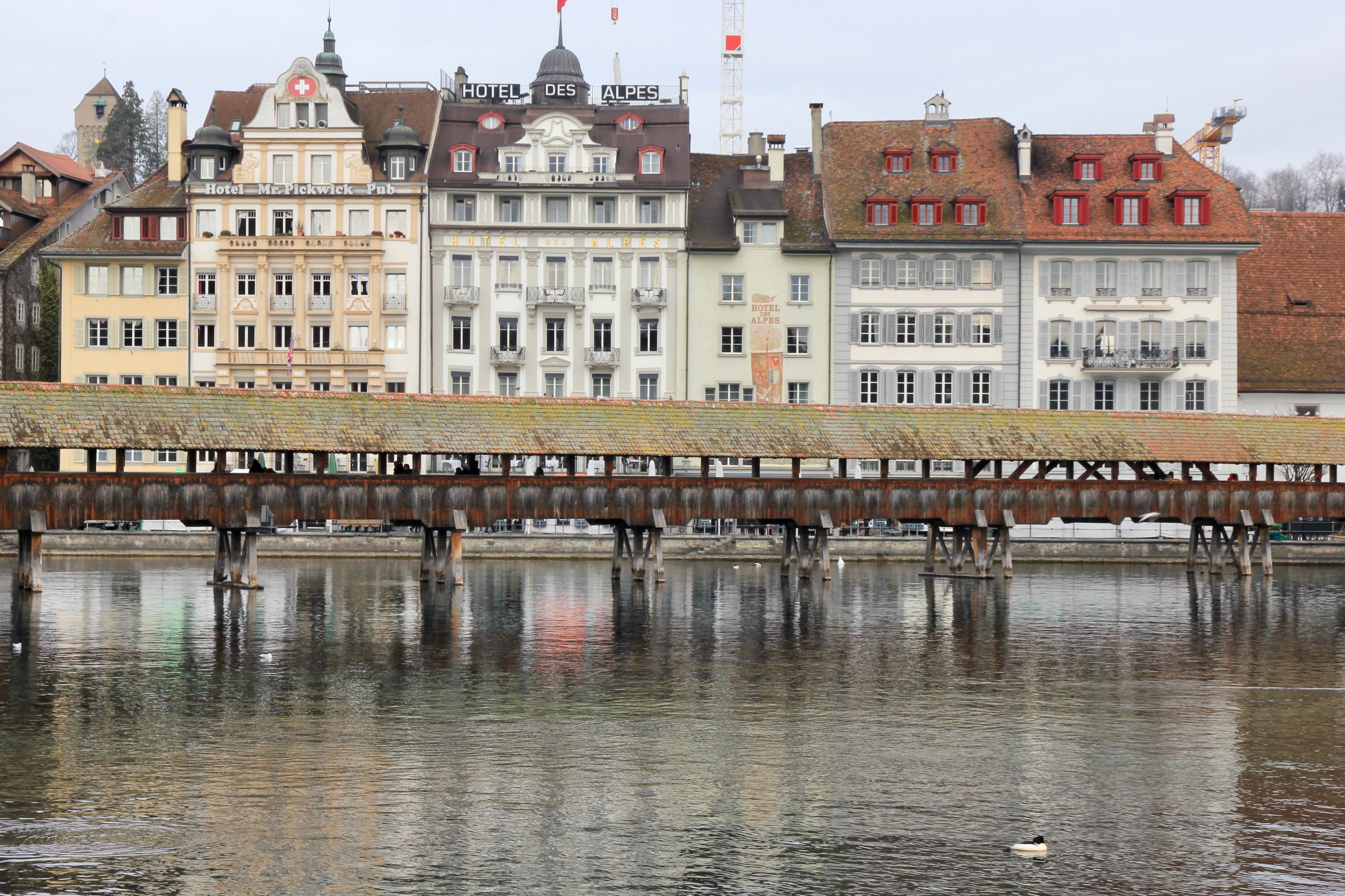 Un giorno d'inverno a Lucerna