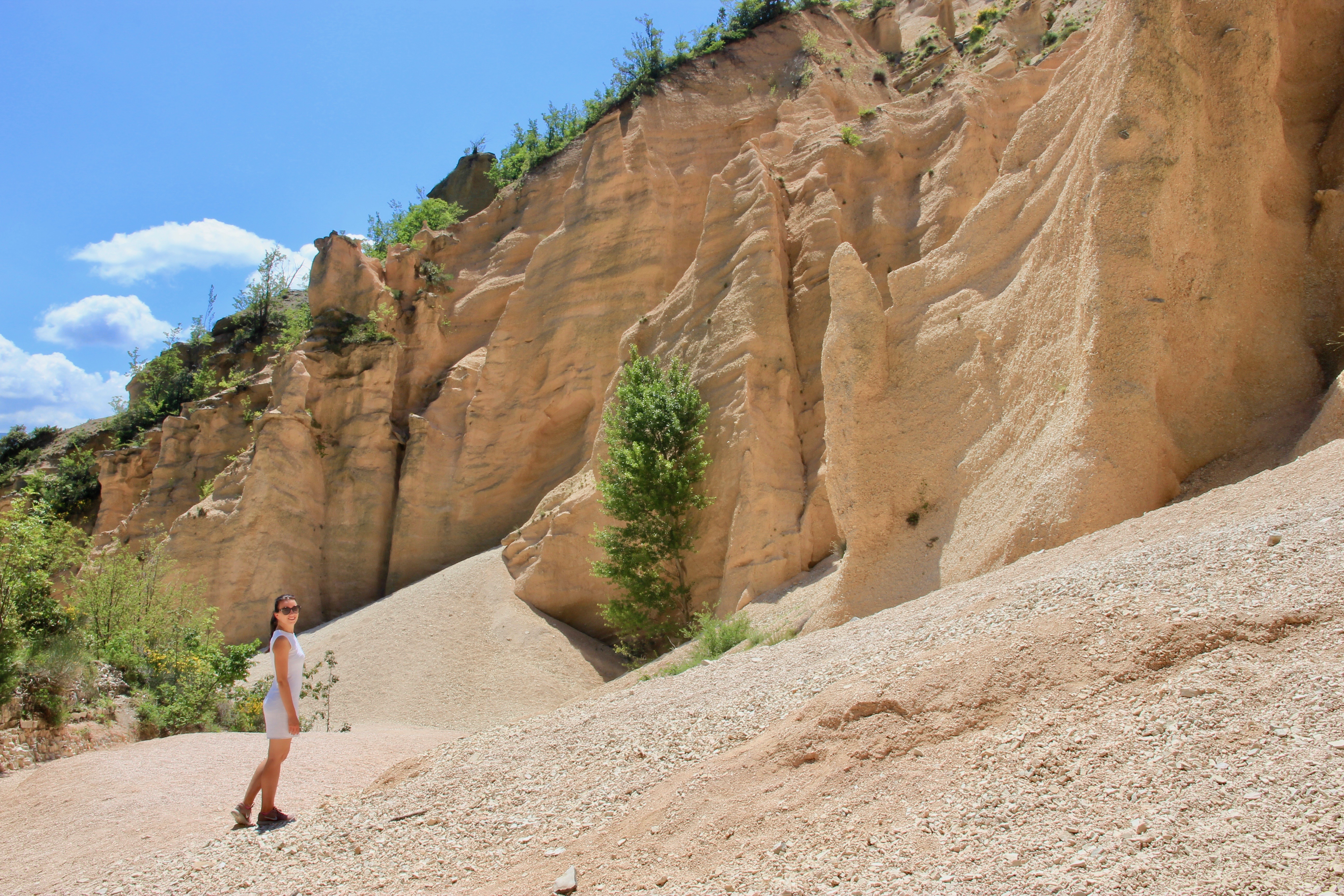 Il lago di Fiastra e le Lame Rosse