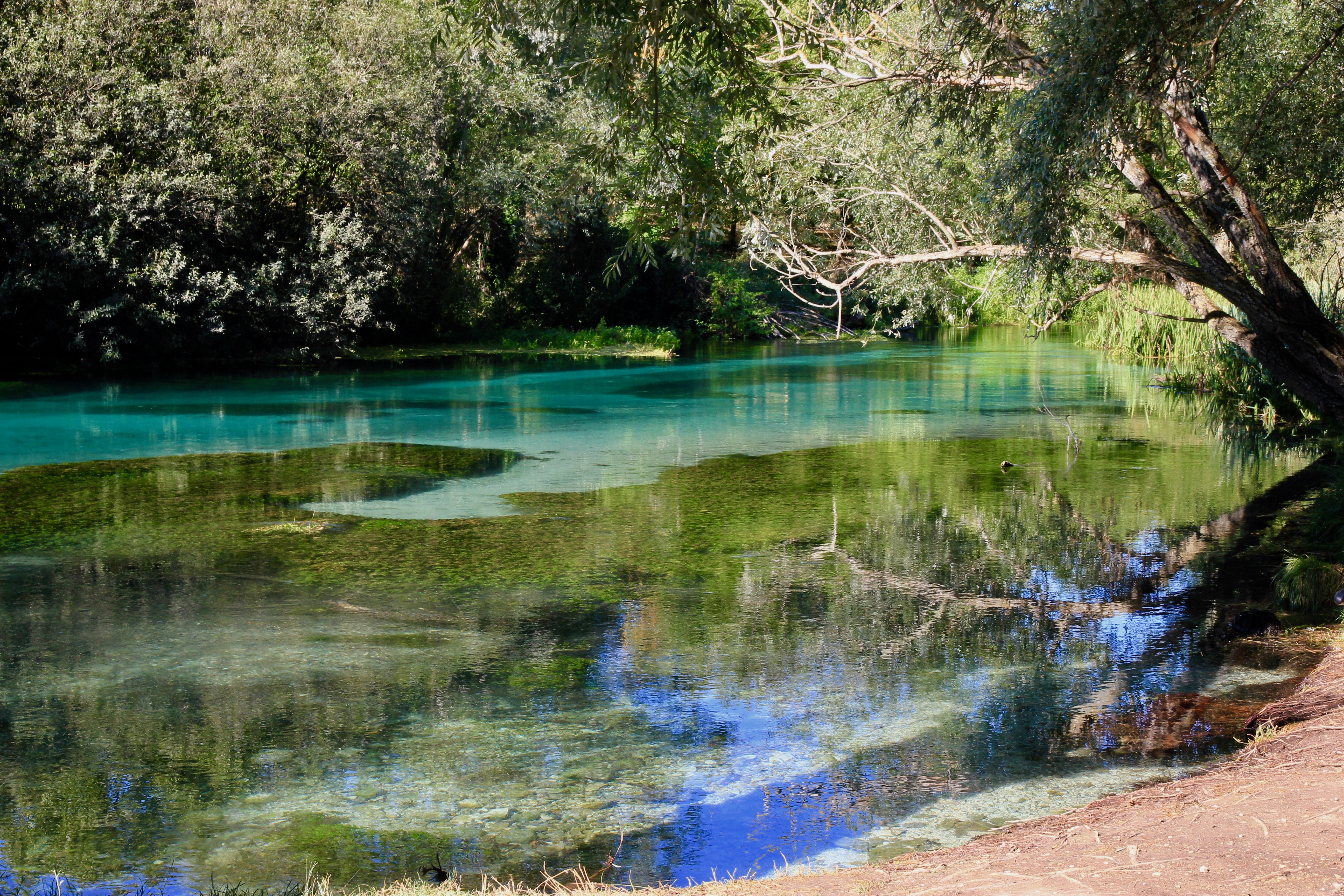 In canoa lungo il fiume Tirino